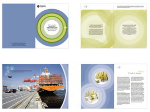 航運集團形象畫冊 國際設計素材與高清CDR模板下載指南